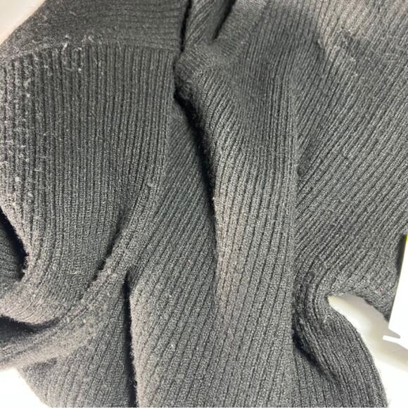 Theo & Spencer V-Neck Ribbed Sweater, Black, S, NWT - Picture 11 of 11